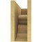 Ekena Millwork 8"W x 24"D x 16"H Classic Highland Rough Cedar Woodgrain TimberThane Corbel, Primed Tan CORUR08X24X16HLDRCPR - alternate 5